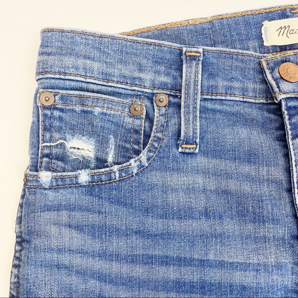 Madewell 10” High Rise Skinny Jeans: Drop Step Hem - Picture 9 of 16